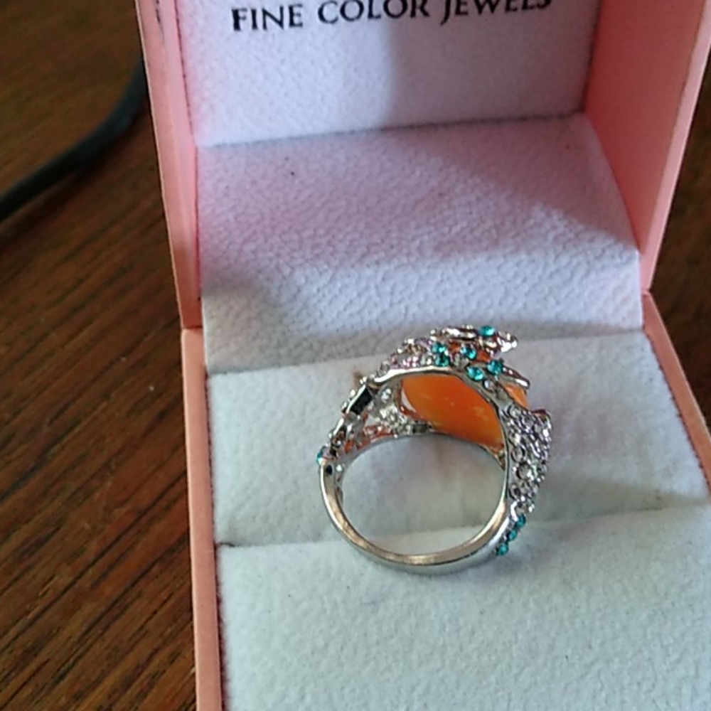Fire Topaz Ring - Picture 2 of 3